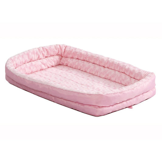 Quiet Time Pink Fashion Double Bolster Bed 18"