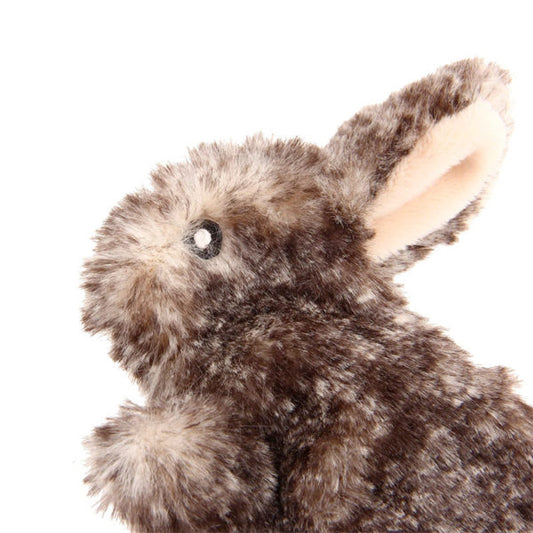 Rabbit Fluffy Plush Cat Toy with 3 Refillable Catnip Bags