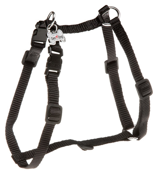 GimDog Nylon Harness for Dog, Black