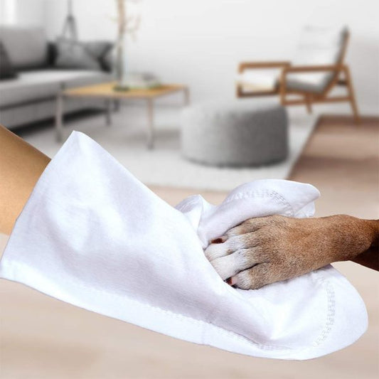 Simple Solution Pet Bath Hand Mitts 7 handwipes 17cmx28cm