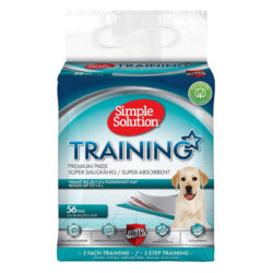 Simple Solution Premium Dog and Puppy Training Pads – 56 Pads