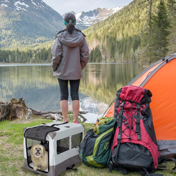 Portable Tent Dog Crate - Large