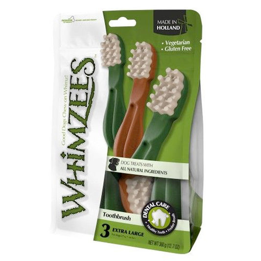 Toothbrush Star XL Mix Brown / Green / Orange (3pcs)