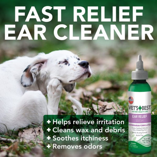 Vet’s Best Ear Relief Wash (16oz)