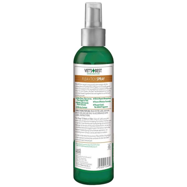 Vet’s Best Flea and Tick Home Treatment Spray (8 oz)