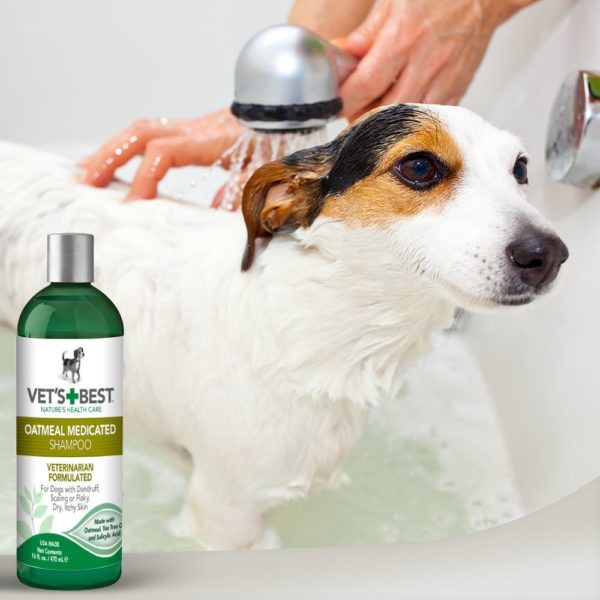 Vet’s Best Oatmeal Medicated Dog Shampoo (16-oz)