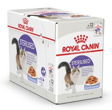 Royal Canin, Feline Health Nutrition Sterilised Jelly (WET FOOD - Pouches)