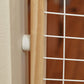 Wood and Wire Mesh Pet Gate