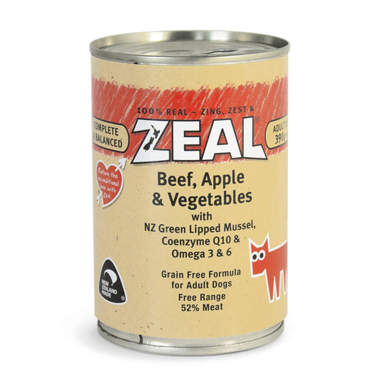 Zeal – Beef, Apple & Vegetables (390g)