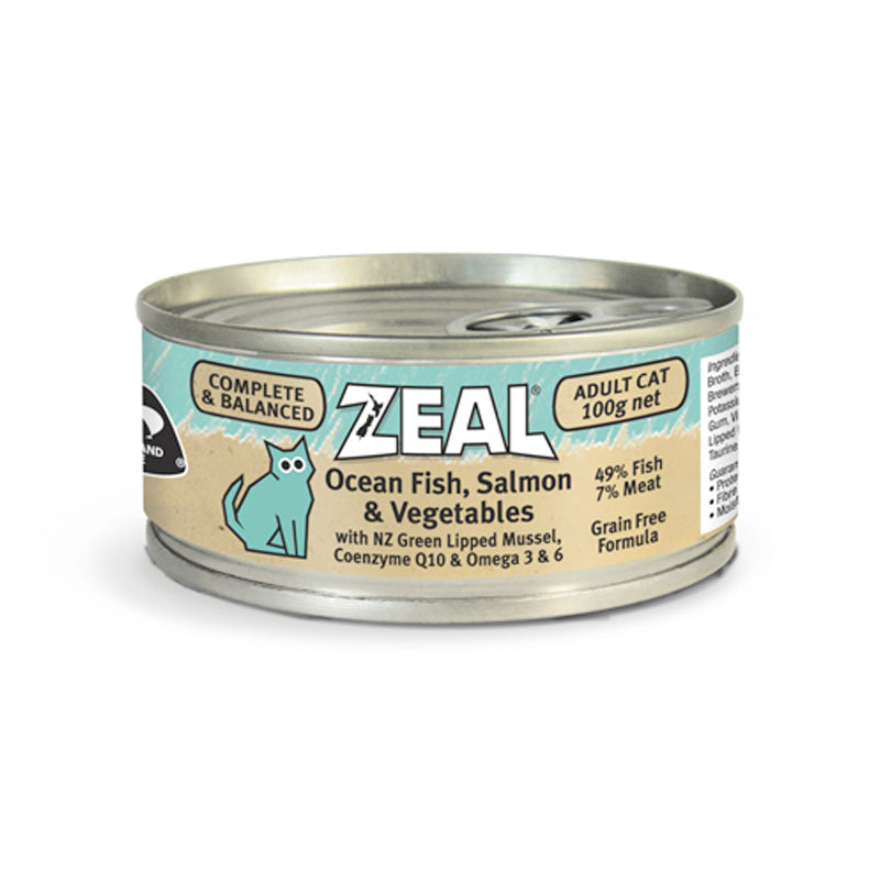 Zeal – Ocean Fish, Salmon & Vegetables (100g)