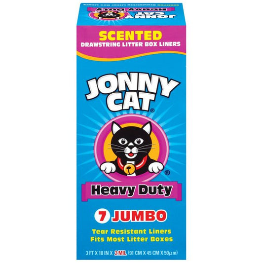 Jonny Cat Scented Heavy Duty 7 Jumbo Cat Litter Box Liners
