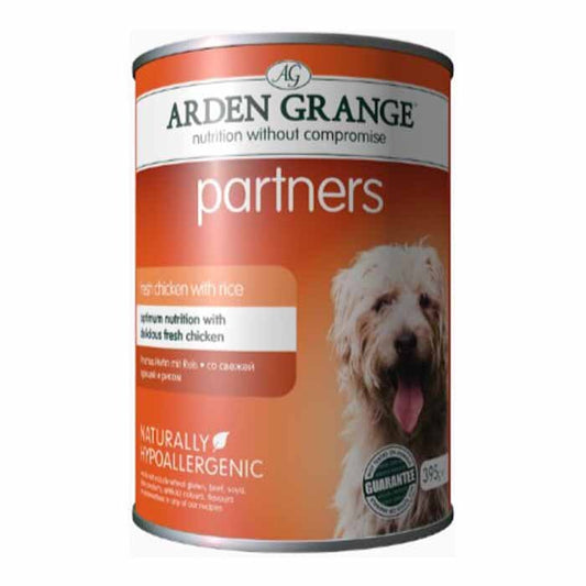 Arden Grange Partners Adult – fresh chicken with rice 24 x 395g