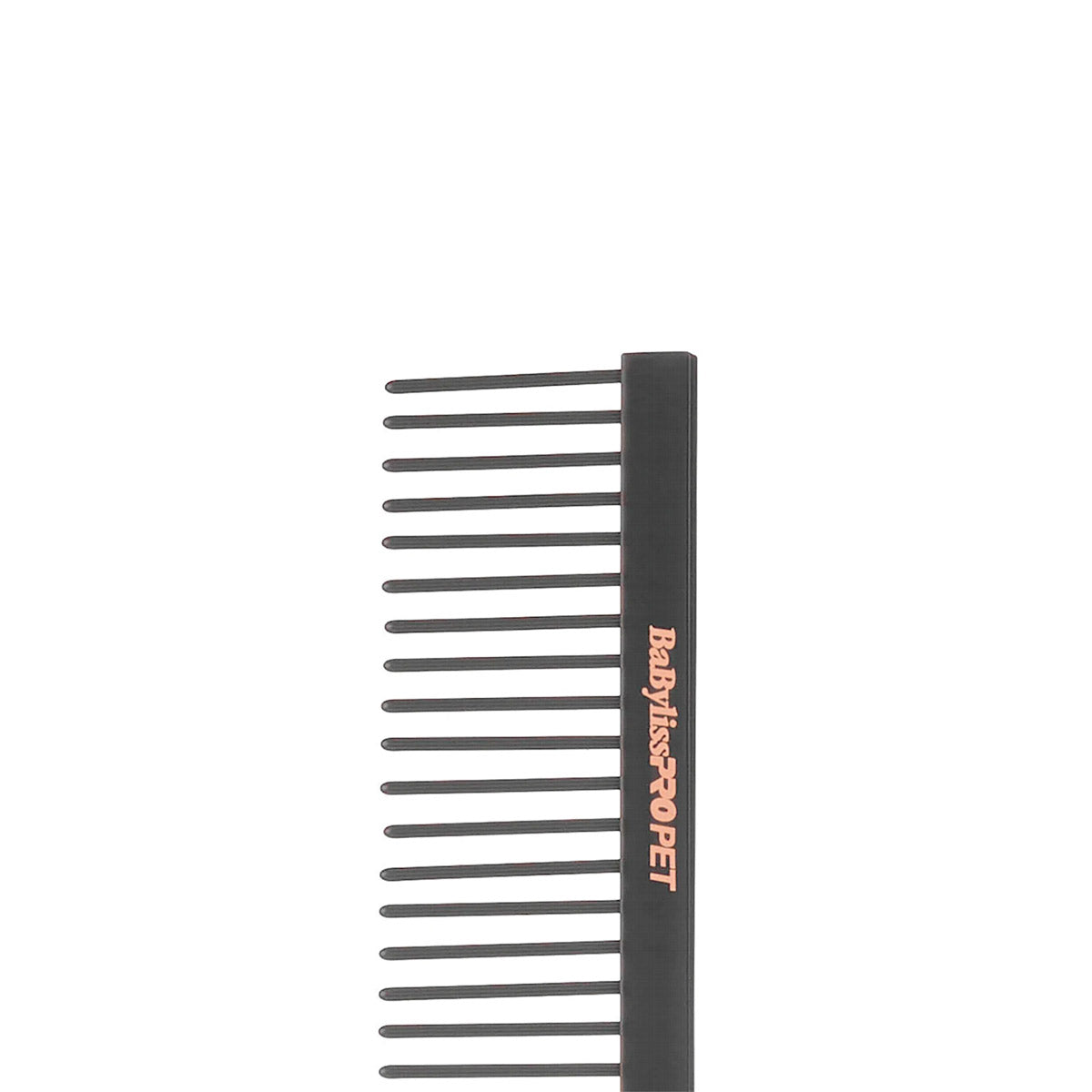 BaByliss PRO PET Rose Gold/Black Dog Comb – Medium