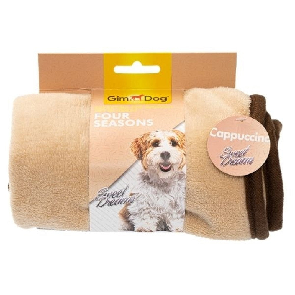 Gimdog Copertina Four Seasons Pet Blanket 60x40, Cappuccino