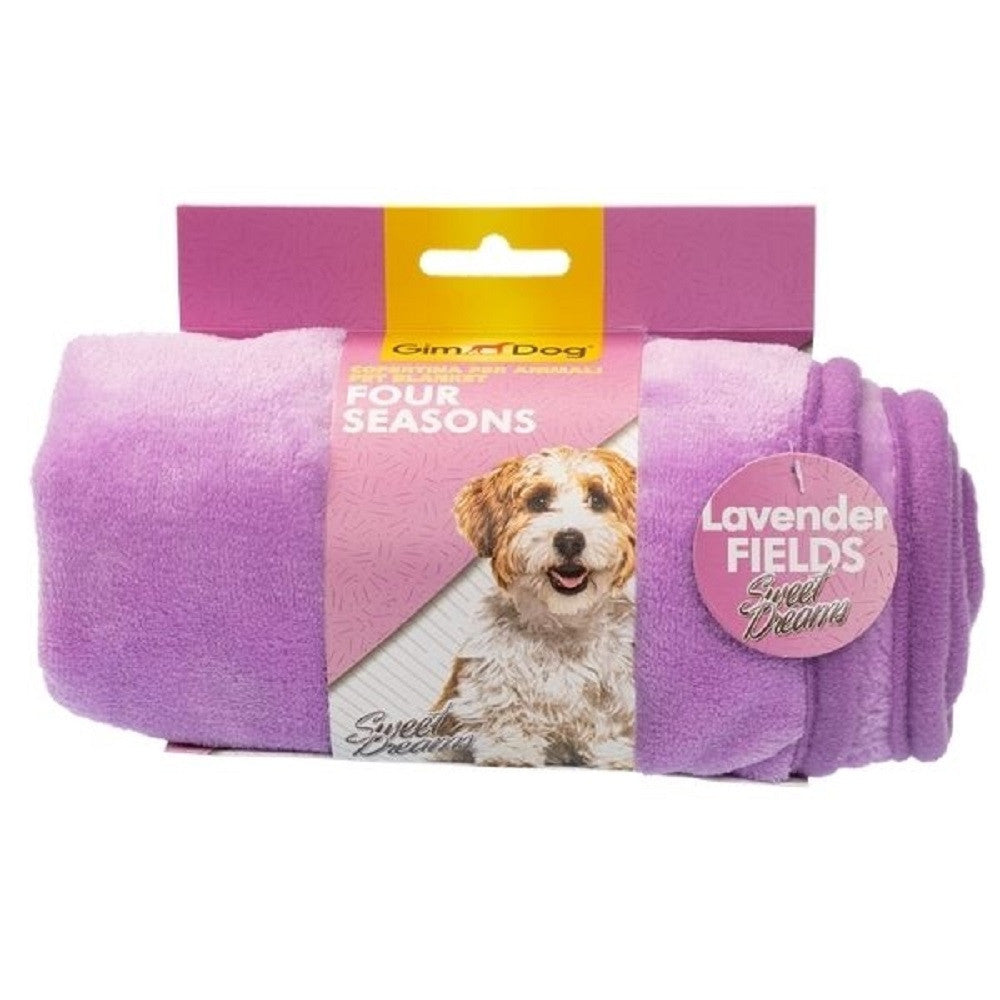 Gimdog Copertina Four Seasons Pet Blanket 60x40, Lavender Fields