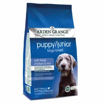 Arden Grange Puppy / Junior Large Breed – with fresh chicken & rice 12 Kg