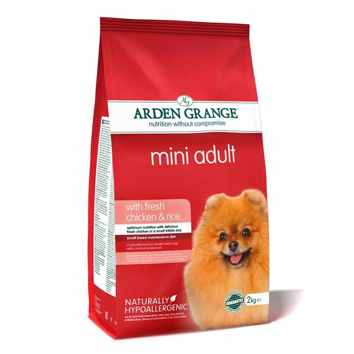 Arden Grange Mini Adult – with fresh chicken & rice 2 Kg