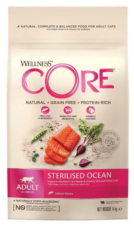 Wellness CORE Sterilized Ocean with Salmon Recipe, 4 Kg