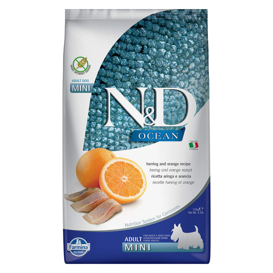 Farmina N&D Ocean Dog Herring & Orange Adult Mini, 2.5 Kg