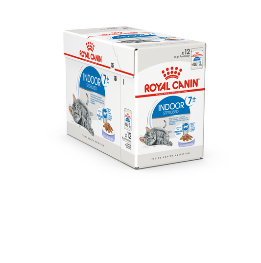 Royal Canin, Feline Health Nutrition Indoor 7+ Jelly (WET FOOD - Pouches)