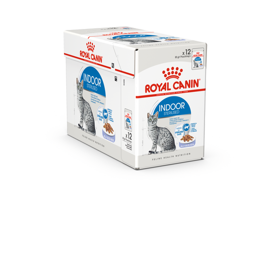Royal Canin, Feline Health Nutrition Indoor Jelly (WET FOOD - Pouches)