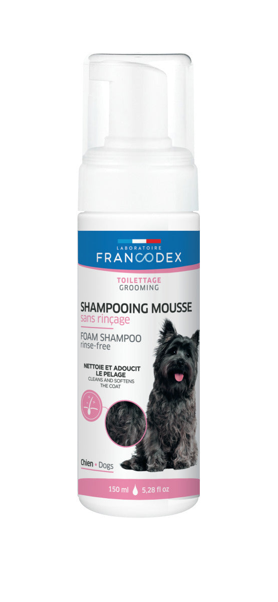 Francodex Rinse-Free Foam Shampoo For Dogs 150ml