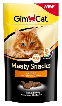 GimCat Meaty Snacks With Chicken Cat Treats, 35g