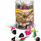 GimCat Tube Mice With Feathers Cat Toy Assorted