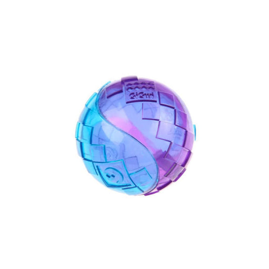 GiGwi Ball Purple/Blue Squeaker Transparent (Small)