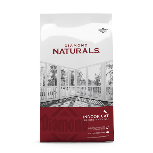 Diamond Naturals for Indoor Cat food with Chicken & Rice Formula 2.72 Kg