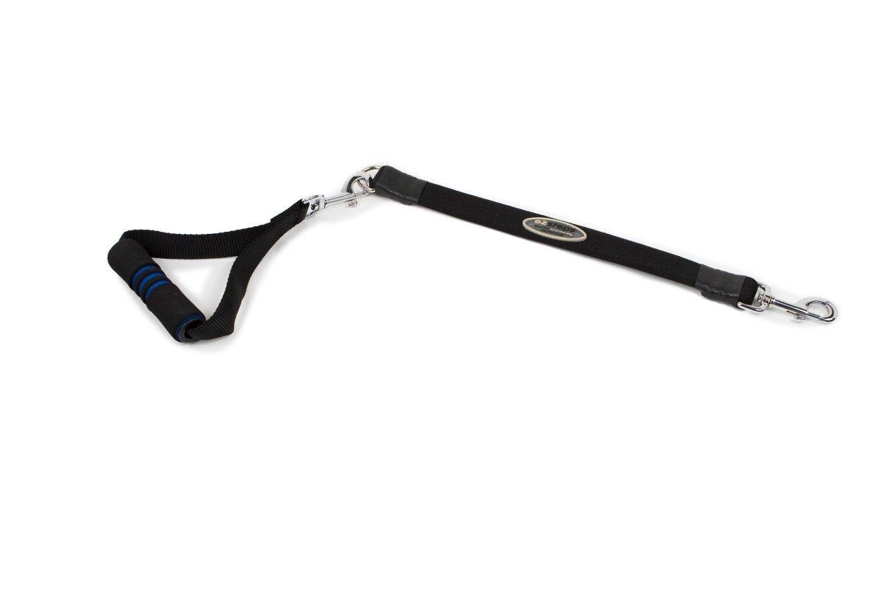 EZ STEPS STRETCH LEASH LG BK