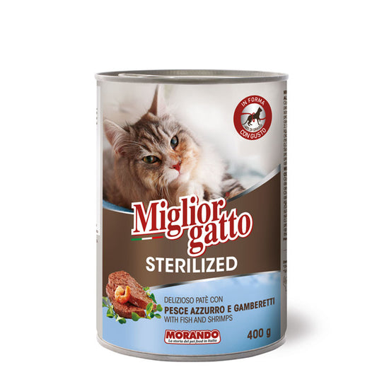 Miglior Gatoo Sterilized Fish & Shrimps Cat Wet Food, 400g, Pack of 24