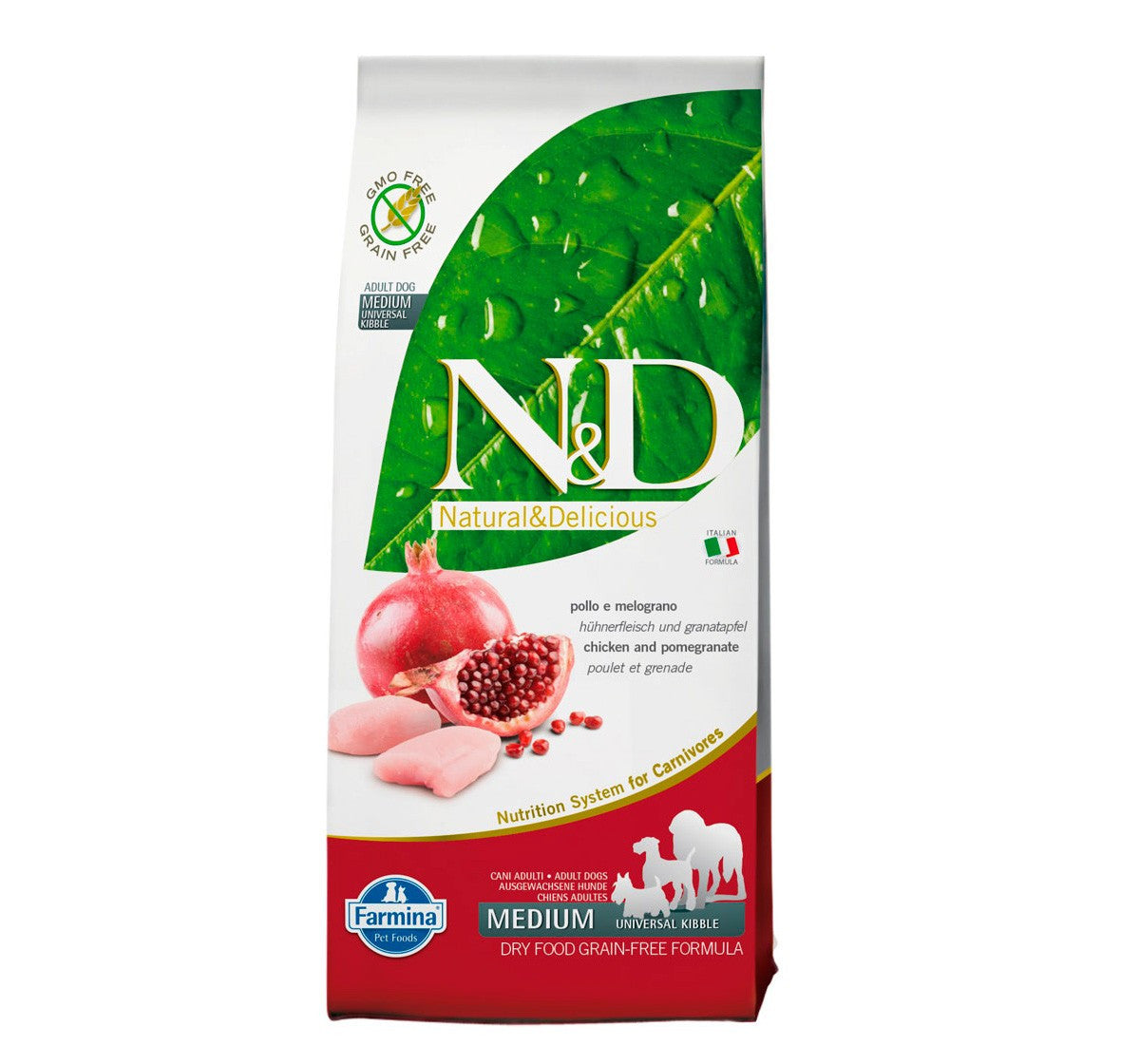 Farmina N&D Chicken and Pomegranate Adult Maxi Dog Food, 12 kg