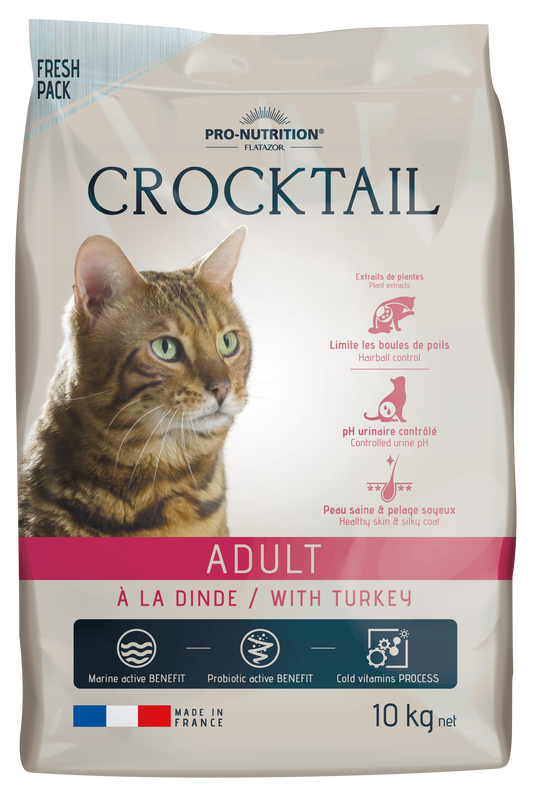 CROCKTAIL ADULT WITH TURKEY 10 KG