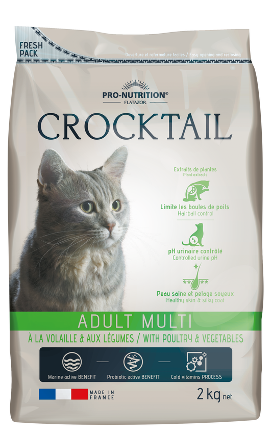 CROCKTAIL ADULT MULTI POULTRY & VEGETABLES 2 KG