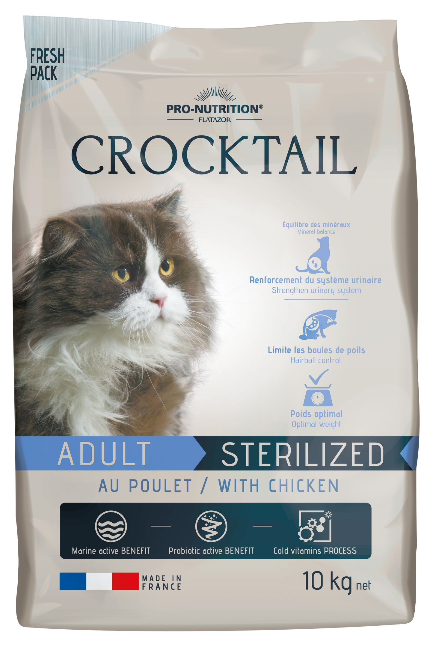 CROCKTAIL ADULT STERILIZED WITH CHICKEN 2 KG
