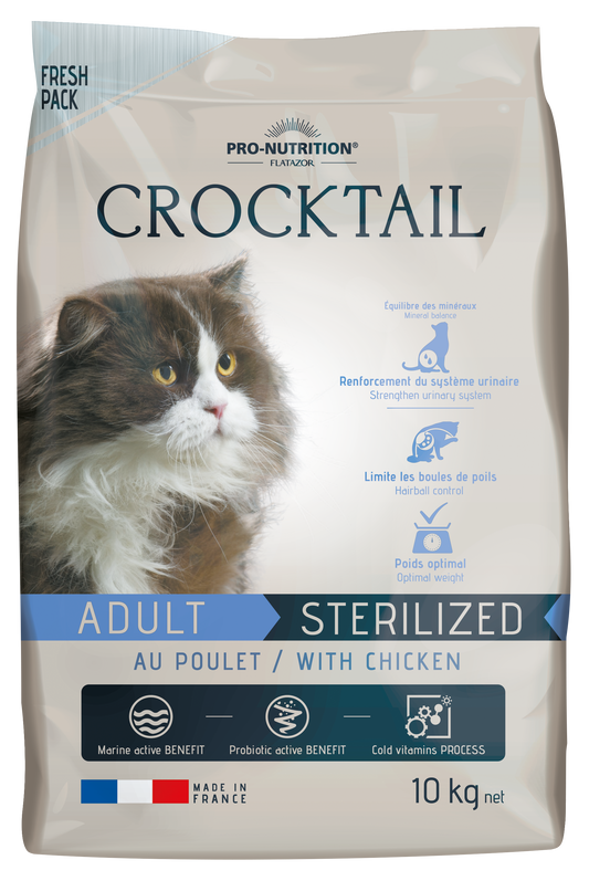 CROCKTAIL ADULT STERILIZED WITH CHICKEN 2 KG