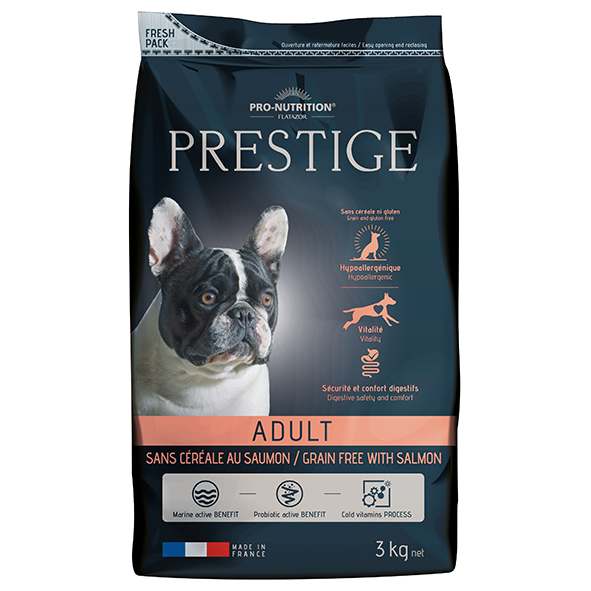 PRESTIGE ADULT GRAIN-FREE WITH SALMON 3 KG