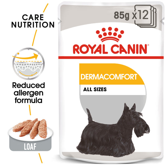 Royal Canin, Dermacomfort (WET FOOD - Pouches), Canine Care Nutrition