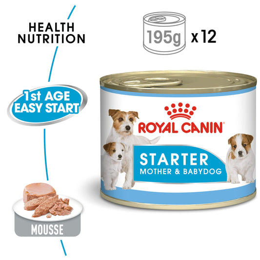 Royal Canin, Starter Mousse (WET FOOD - Cans), Canine Health Nutrition