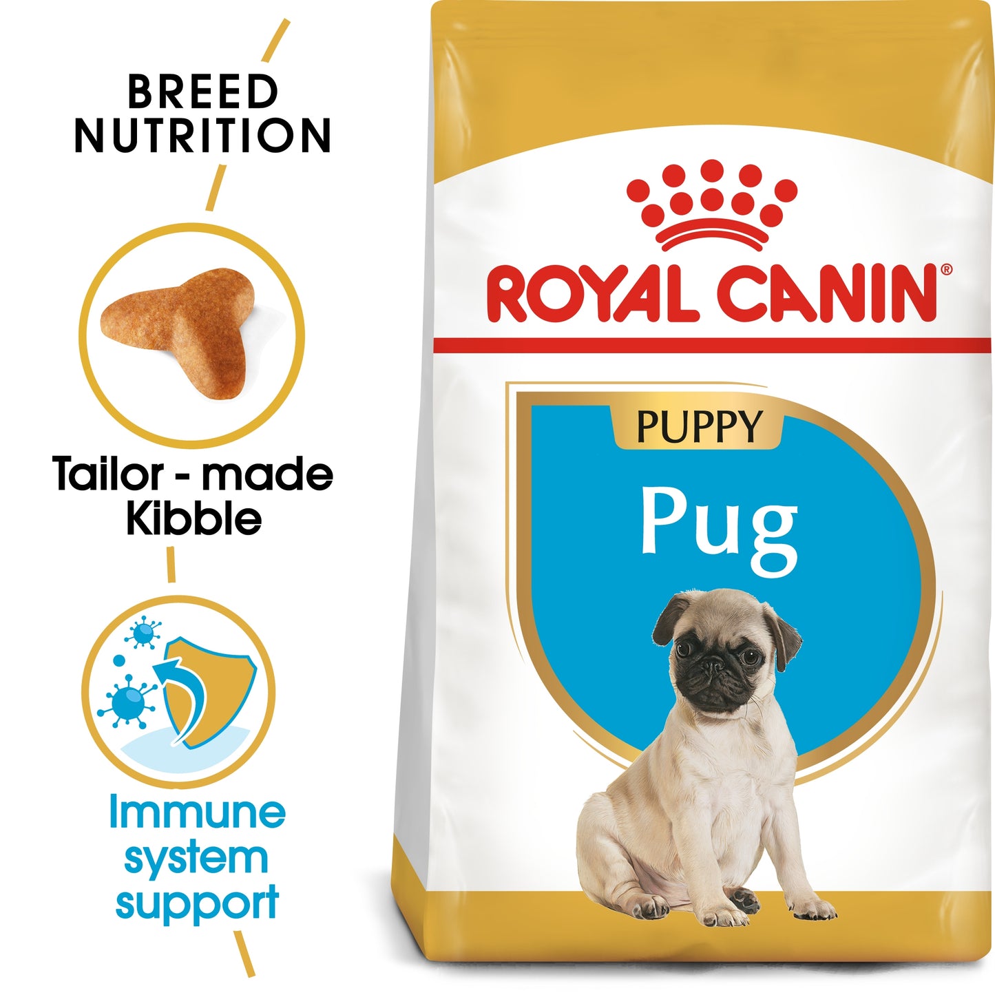 Royal Canin, Pug Puppy 1.5 KG, Breed Health Nutrition