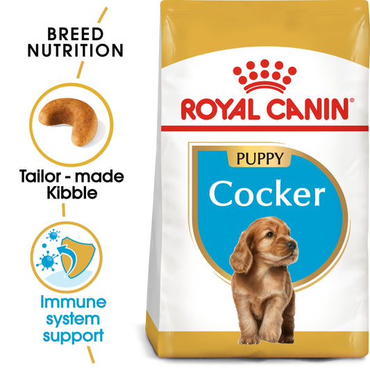 Royal Canin, Nutrition Cocker Puppy 3 KG, Breed Health