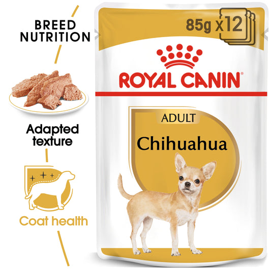 Royal Canin, Chihuahua Adult (WET FOOD - Pouches) Breed Health Nutrition