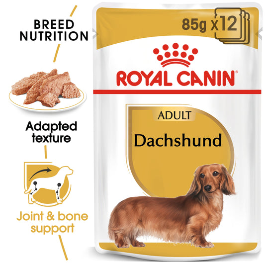 Royal Canin, Dachshund Adult (WET FOOD - Pouches) Breed Health Nutrition