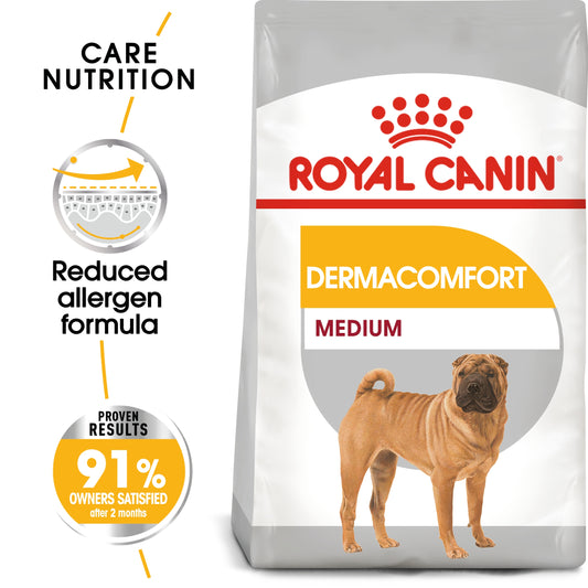 Royal Canin, Medium Dermacomfort 3 KG, Canine Care Nutrition