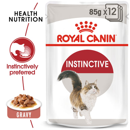 Royal Canin, Feline Health Nutrition Instinctive Adult Cats Gravy (WET FOOD - Pouches)