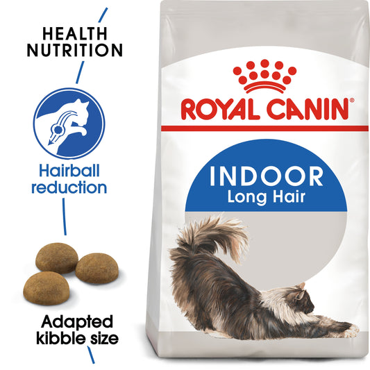 Royal Canin, Feline Health Nutrition Indoor Long Hair 2 KG