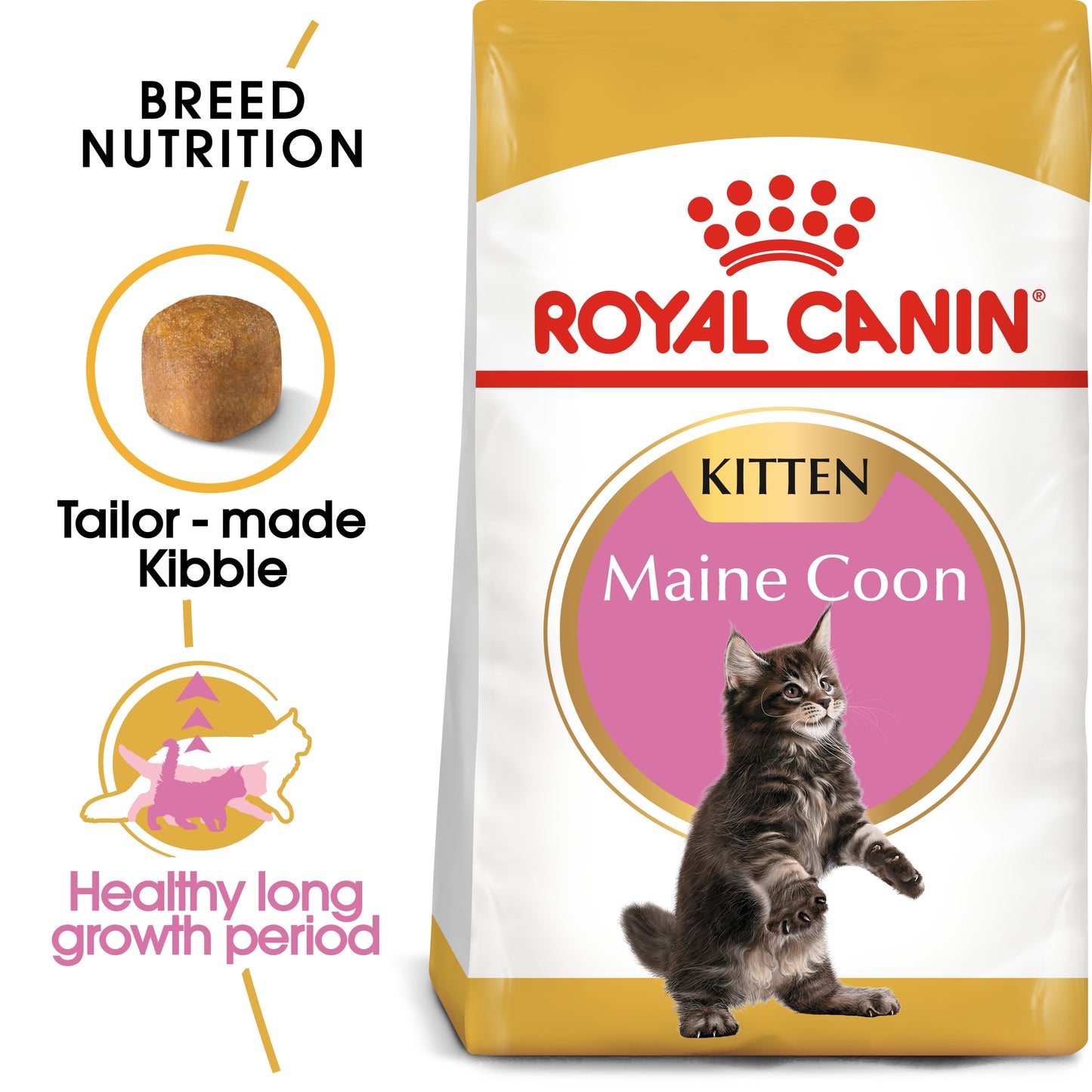 Royal Canin, Feline Breed Nutrition Maine Coon Kitten 2 KG