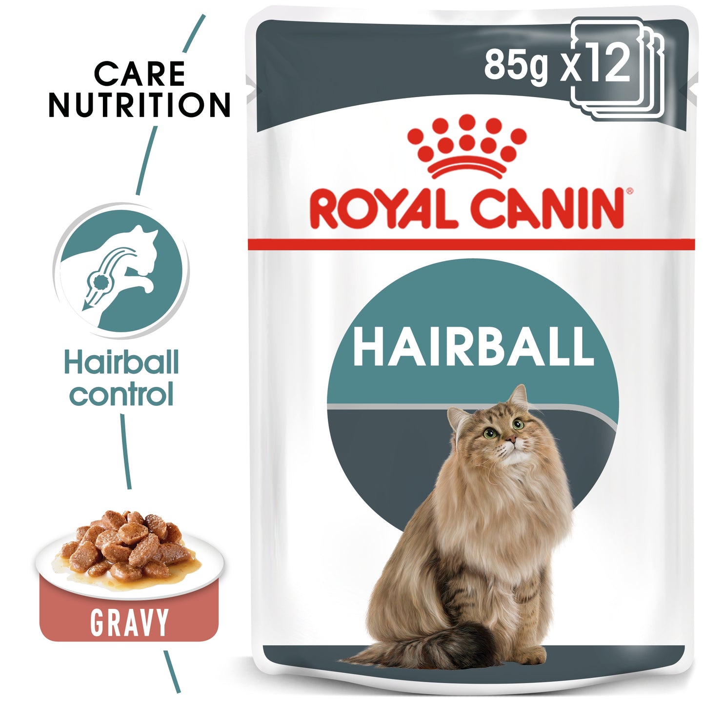 Royal Canin, Feline Care Nutrition Hairball Gravy (WET FOOD - Pouches)