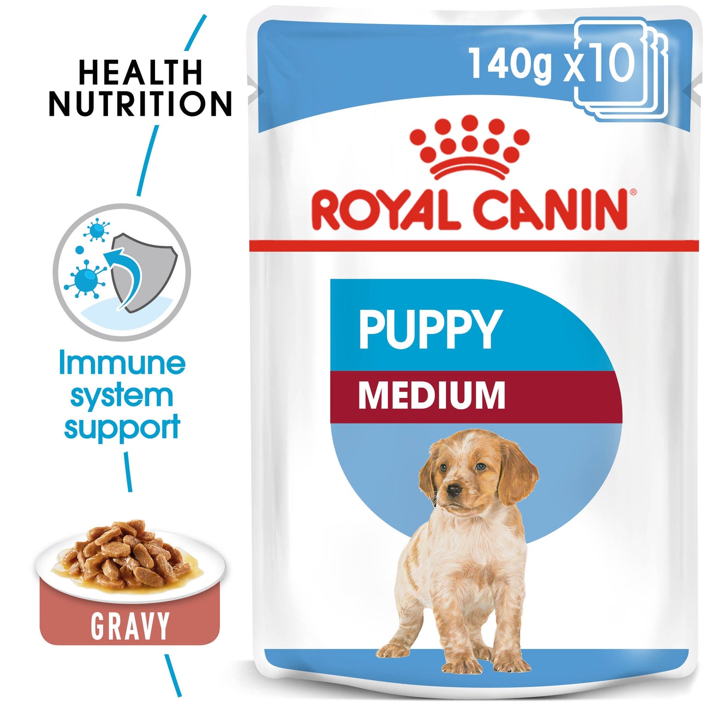 SIZE HEALTH NUTRITION MEDIUM PUPPY (WET FOOD - POUCHES)